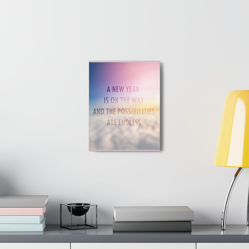 Scripture Walls Inspirational Wall Art New Year Are Endless Motivation Wall Decor for Home Office Gym Inspiring Success Quote Print Ready to Hang Unframed-Express Your Love Gifts