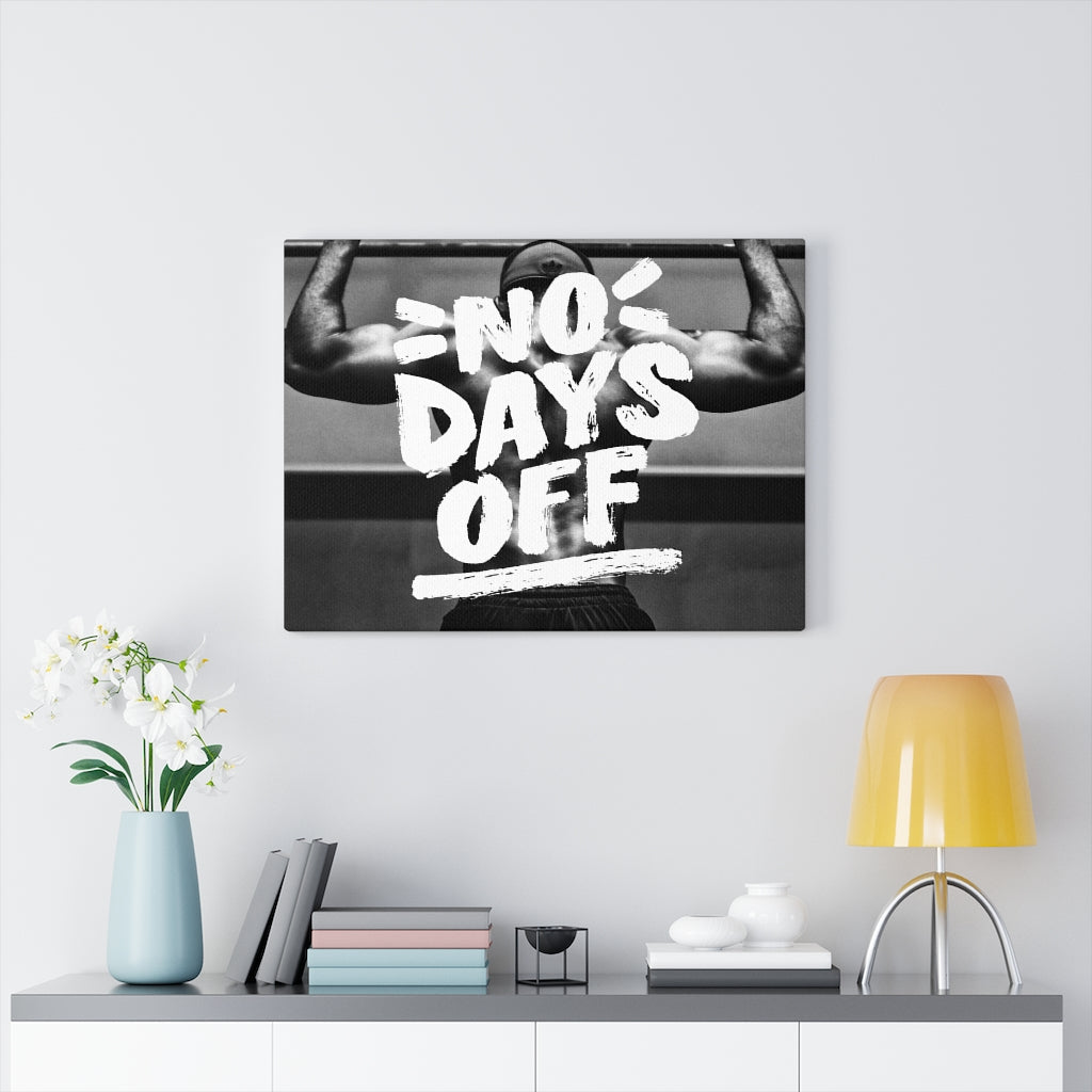 Scripture Walls Inspirational Wall Art No Days Off Wall Art Motivational Motto Inspiring Prints Artwork Decor Ready to Hang Unframed-Express Your Love Gifts