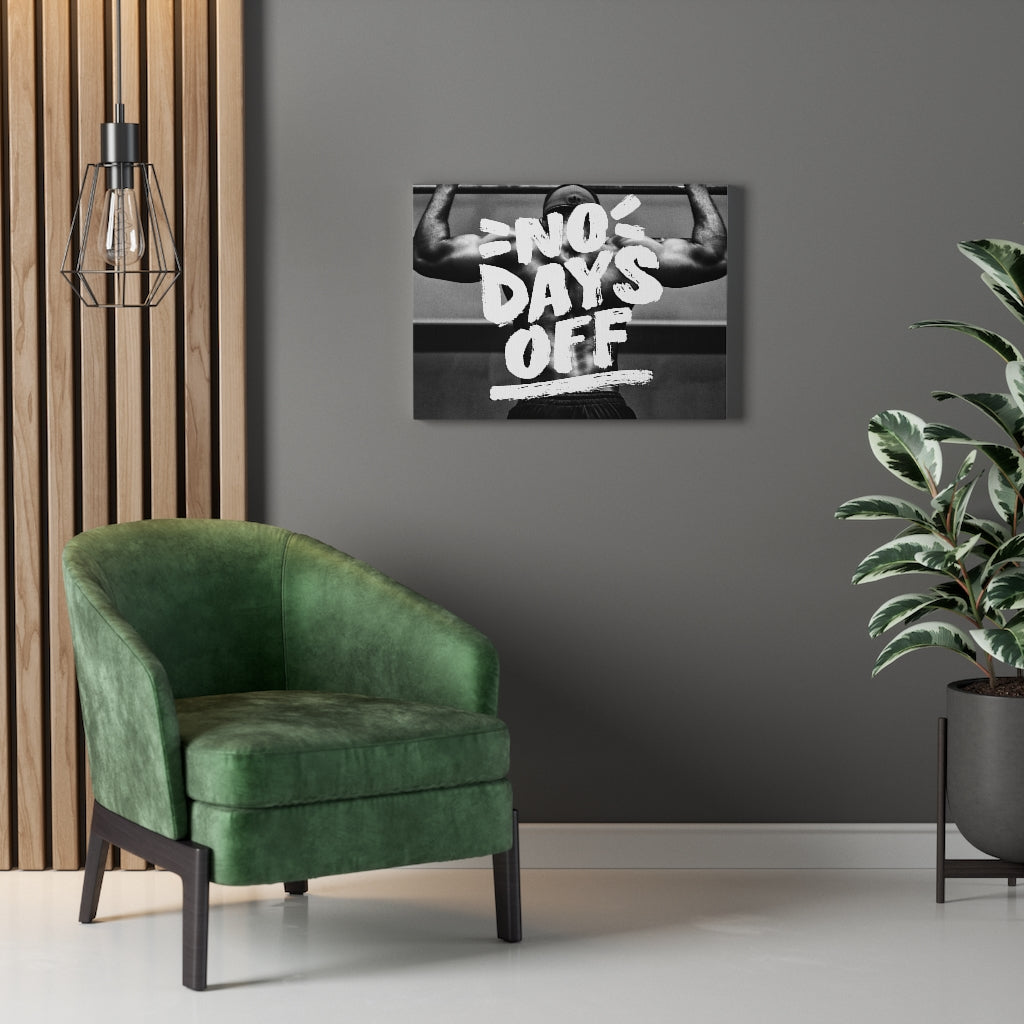 Scripture Walls Inspirational Wall Art No Days Off Wall Art Motivational Motto Inspiring Prints Artwork Decor Ready to Hang Unframed-Express Your Love Gifts