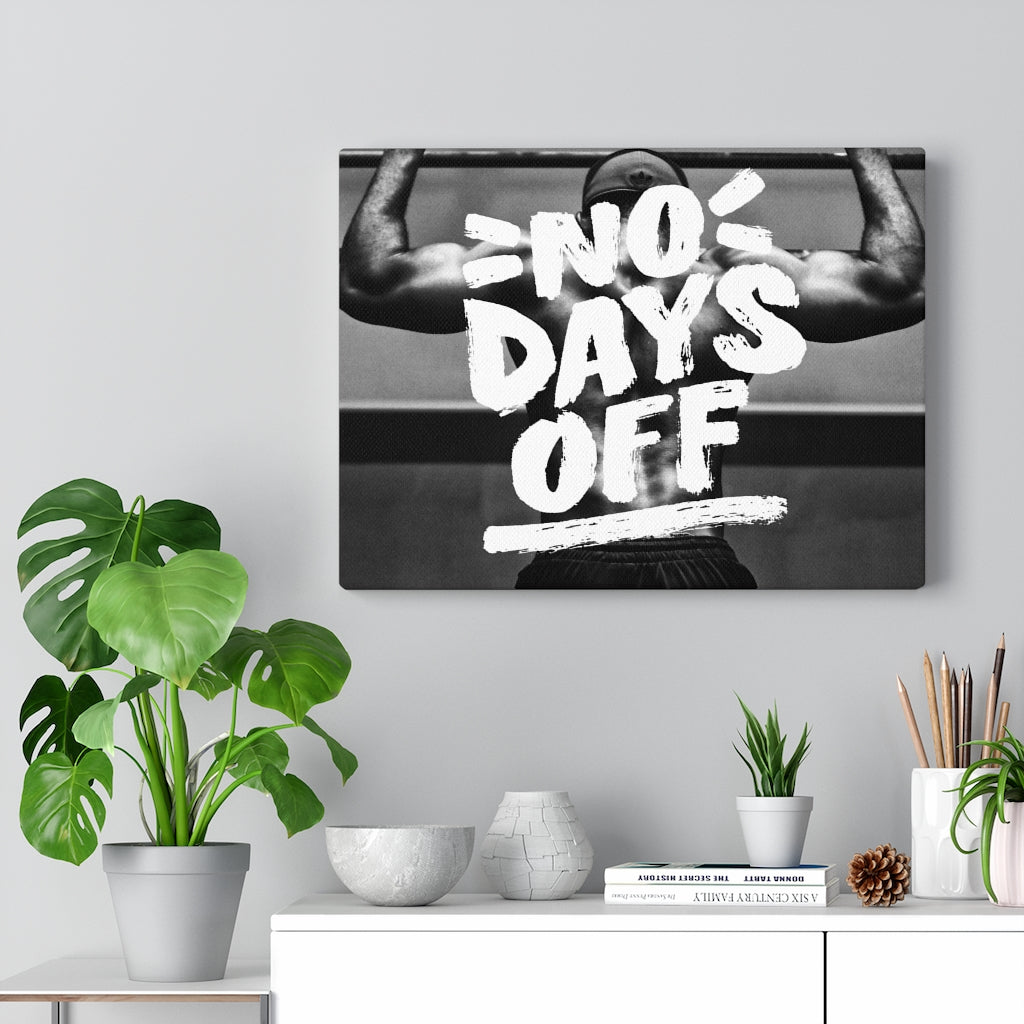 Scripture Walls Inspirational Wall Art No Days Off Wall Art Motivational Motto Inspiring Prints Artwork Decor Ready to Hang Unframed-Express Your Love Gifts