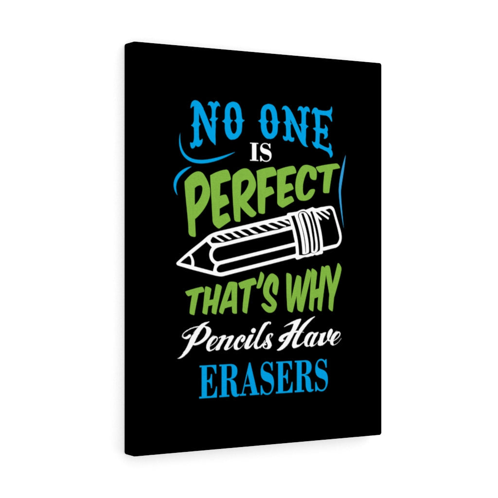 Scripture Walls Inspirational Wall Art No One Is Perfect Wall Art Motivational Motto Inspiring Prints Artwork Decor Ready to Hang Unframed-Express Your Love Gifts