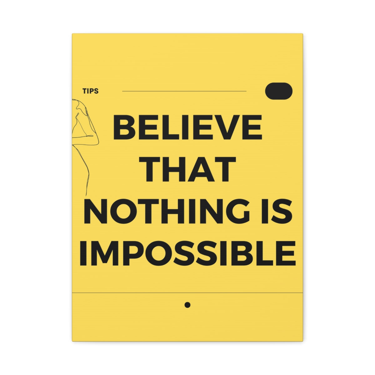 Scripture Walls Inspirational Wall Art Nothing Is Impossible Motivation Wall Decor for Home Office Gym Inspiring Success Quote Print Ready to Hang Unframed-Express Your Love Gifts
