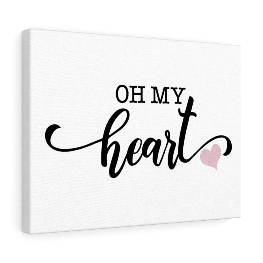 Scripture Walls Inspirational Wall Art Oh My Heart Wall Art Motivational Motto Inspiring Prints Artwork Decor Ready to Hang Unframed-Express Your Love Gifts