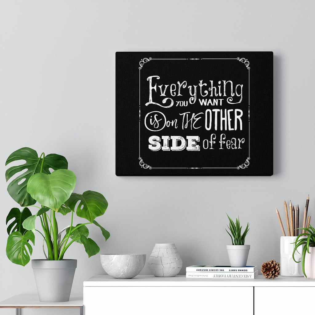 Scripture Walls Inspirational Wall Art On The Other Side Wall Art Motivational Motto Inspiring Prints Artwork Decor Ready to Hang Unframed-Express Your Love Gifts