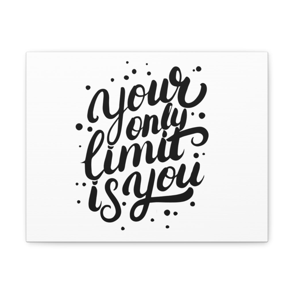 Scripture Walls Inspirational Wall Art Only Limit Motivation Wall Decor for Home Office Gym Inspiring Success Quote Print Ready to Hang Drea Unframed-Express Your Love Gifts