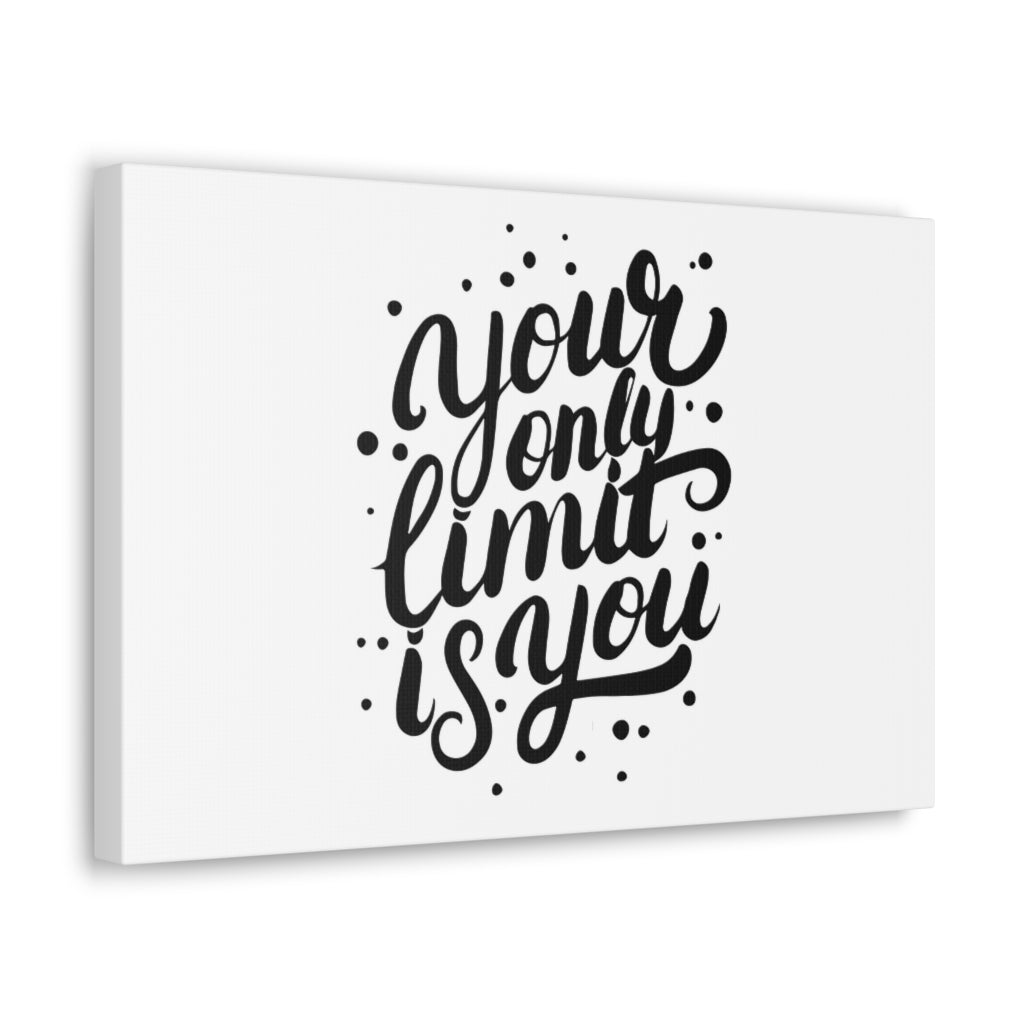 Scripture Walls Inspirational Wall Art Only Limit Motivation Wall Decor for Home Office Gym Inspiring Success Quote Print Ready to Hang Drea Unframed-Express Your Love Gifts