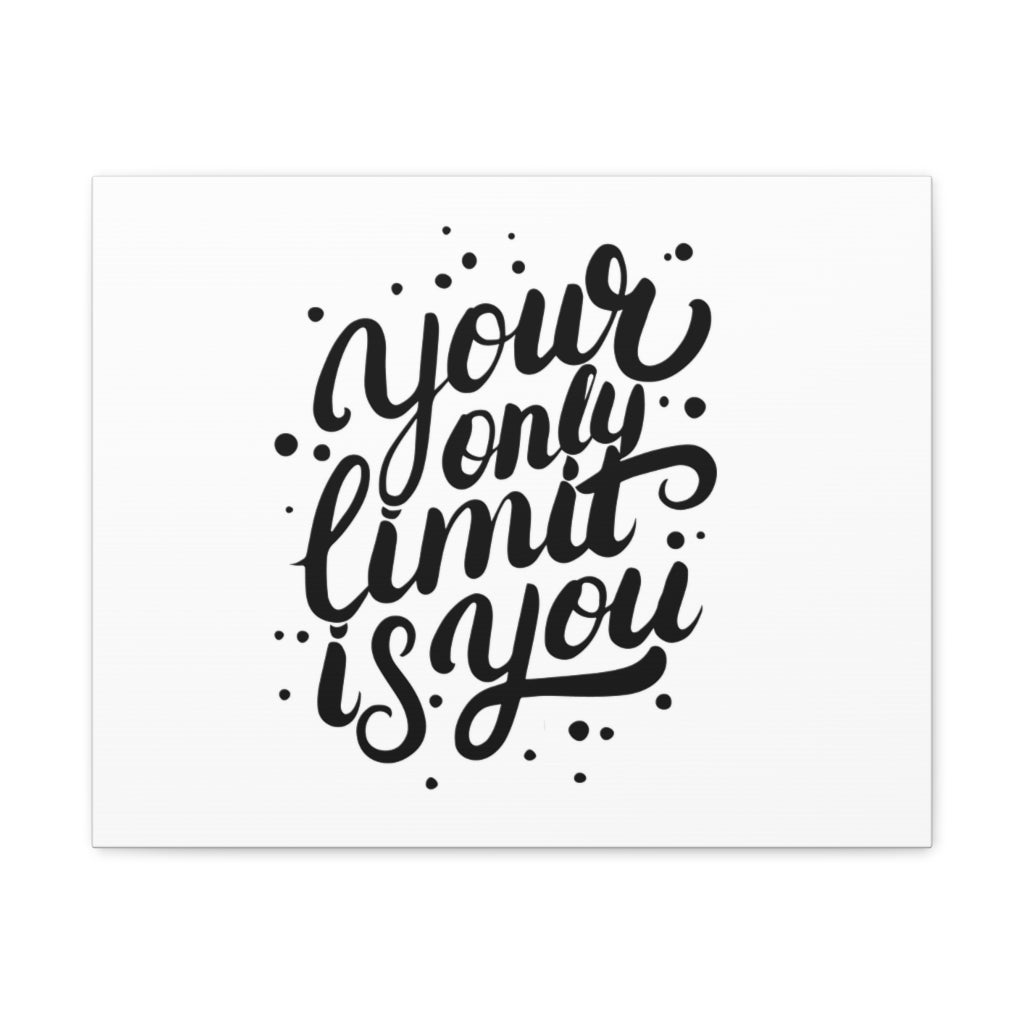 Scripture Walls Inspirational Wall Art Only Limit Motivation Wall Decor for Home Office Gym Inspiring Success Quote Print Ready to Hang Drea Unframed-Express Your Love Gifts