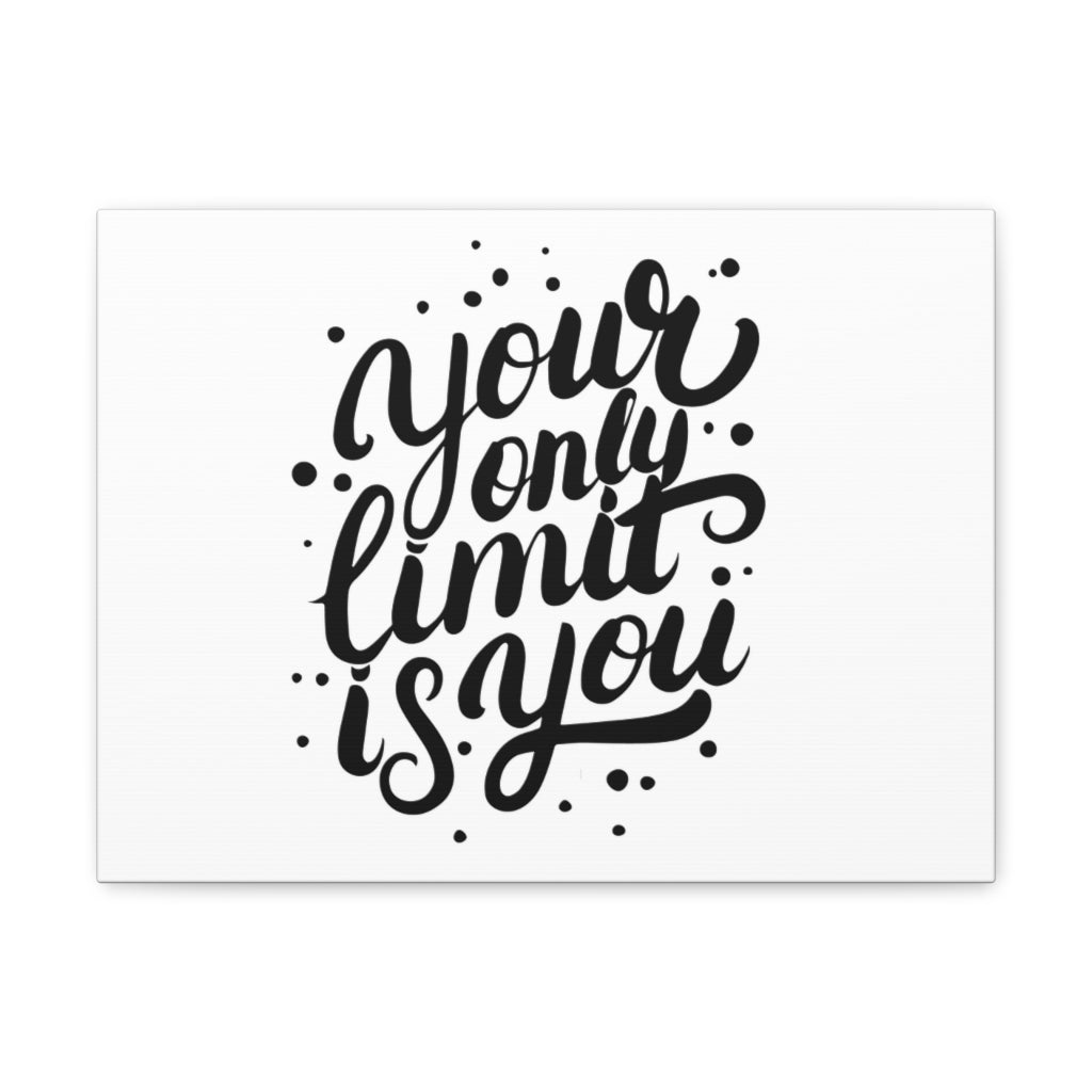Scripture Walls Inspirational Wall Art Only Limit Motivation Wall Decor for Home Office Gym Inspiring Success Quote Print Ready to Hang Drea Unframed-Express Your Love Gifts