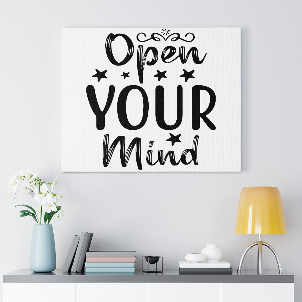 Scripture Walls Inspirational Wall Art Open Your Mind Plain Wall Art Motivation Wall Decor for Home Office Gym Inspiring Success Quote Print Ready to Hang Unframed-Express Your Love Gifts