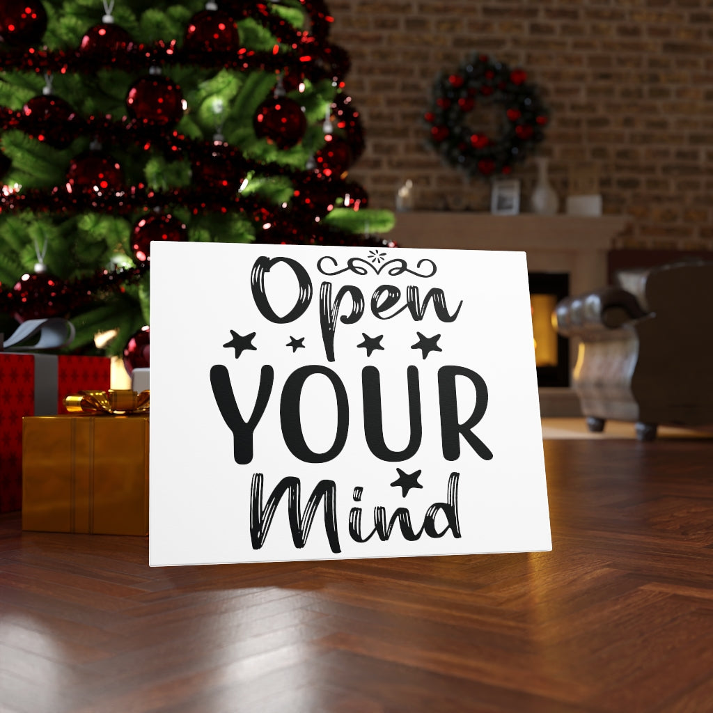 Scripture Walls Inspirational Wall Art Open Your Mind Plain Wall Art Motivation Wall Decor for Home Office Gym Inspiring Success Quote Print Ready to Hang Unframed-Express Your Love Gifts