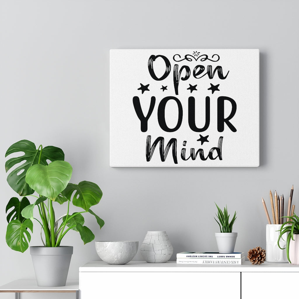 Scripture Walls Inspirational Wall Art Open Your Mind Plain Wall Art Motivation Wall Decor for Home Office Gym Inspiring Success Quote Print Ready to Hang Unframed-Express Your Love Gifts