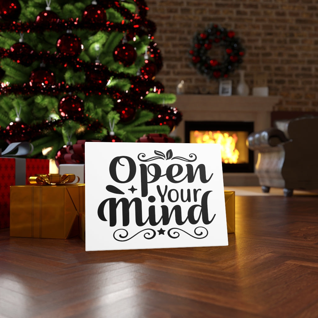 Scripture Walls Inspirational Wall Art Open Your Mind Star Wall Art Motivation Wall Decor for Home Office Gym Inspiring Success Quote Print Ready to Hang Unframed-Express Your Love Gifts
