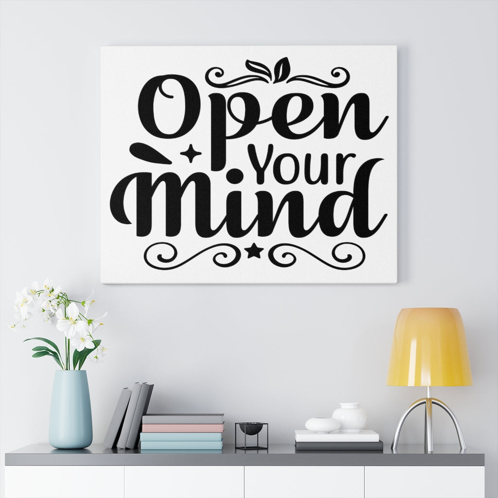 Scripture Walls Inspirational Wall Art Open Your Mind Star Wall Art Motivation Wall Decor for Home Office Gym Inspiring Success Quote Print Ready to Hang Unframed-Express Your Love Gifts