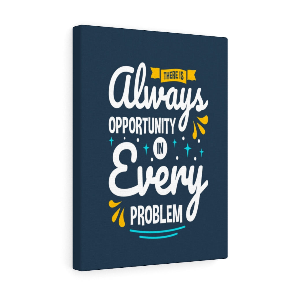 Scripture Walls Inspirational Wall Art Opportunity In Every Problem Wall Art Motivation Wall Decor for Home Office Gym Inspiring Success Quote Print Ready to Hang Unframed-Express Your Love Gifts