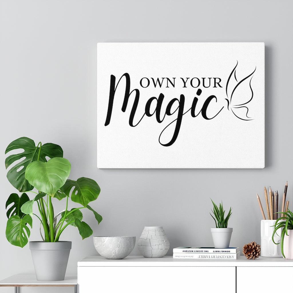 Scripture Walls Inspirational Wall Art Own Your Magic Wall Art Motivation Wall Decor for Home Office Gym Inspiring Success Quote Print Ready to Hang Unframed-Express Your Love Gifts