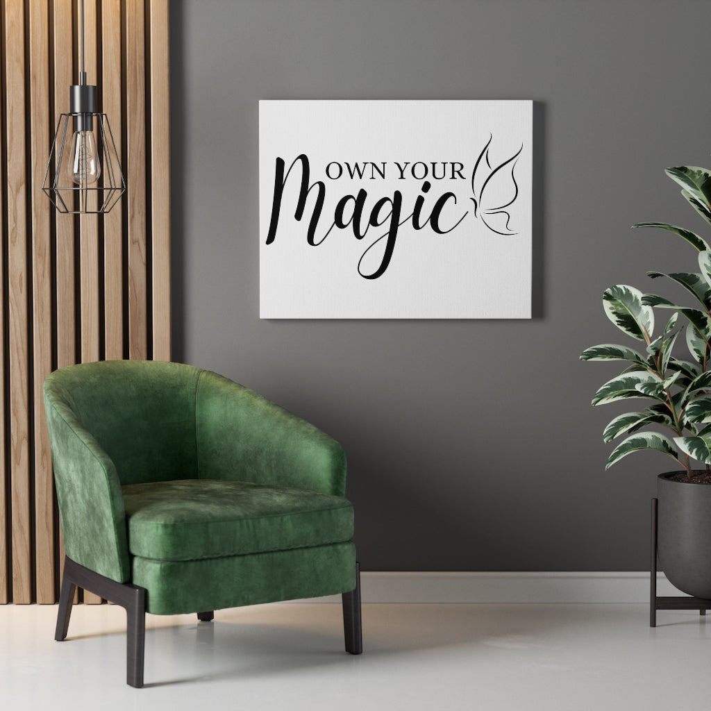 Scripture Walls Inspirational Wall Art Own Your Magic Wall Art Motivation Wall Decor for Home Office Gym Inspiring Success Quote Print Ready to Hang Unframed-Express Your Love Gifts
