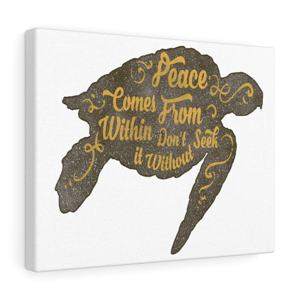 Scripture Walls Inspirational Wall Art Peace Comes From Within Wall Art Motivation Wall Decor for Home Office Gym Inspiring Success Quote Print Ready to Hang Unframed-Express Your Love Gifts