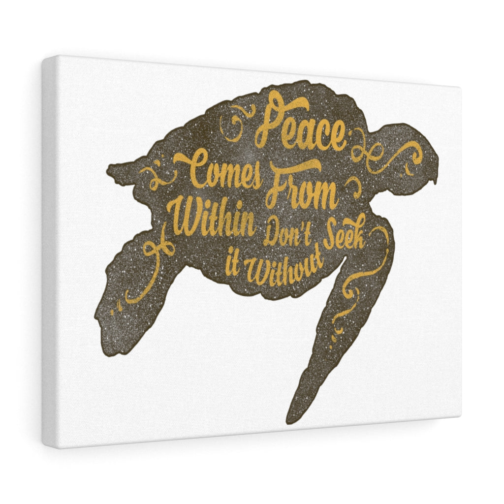 Scripture Walls Inspirational Wall Art Peace Comes From Within Wall Art Motivation Wall Decor for Home Office Gym Inspiring Success Quote Print Ready to Hang Unframed-Express Your Love Gifts
