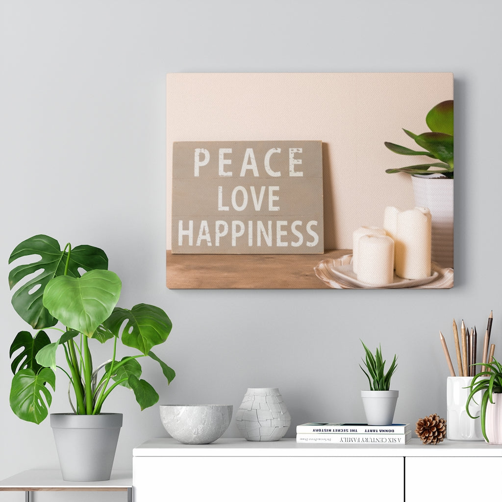 Scripture Walls Inspirational Wall Art Peace Love Happiness Motivational Print Ready to Hang Artwork Unframed-Express Your Love Gifts
