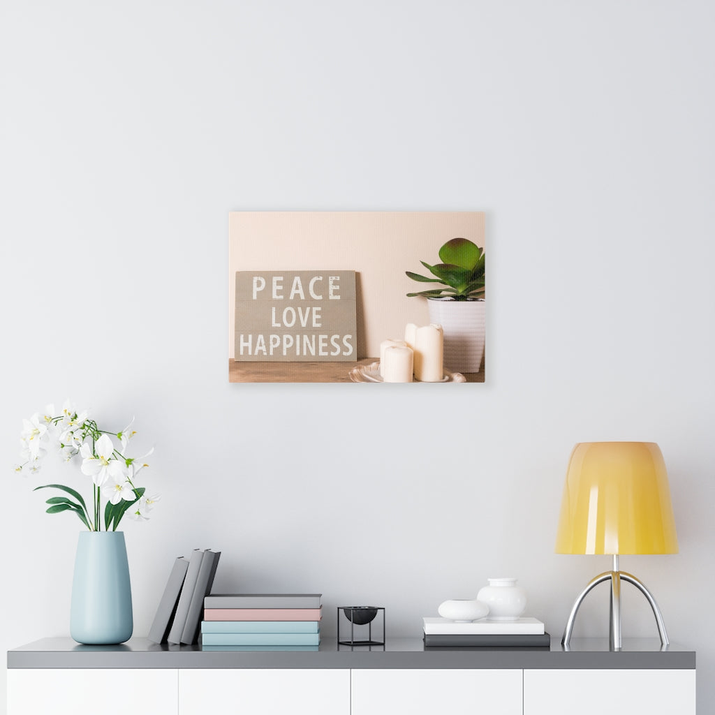 Scripture Walls Inspirational Wall Art Peace Love Happiness Motivational Print Ready to Hang Artwork Unframed-Express Your Love Gifts