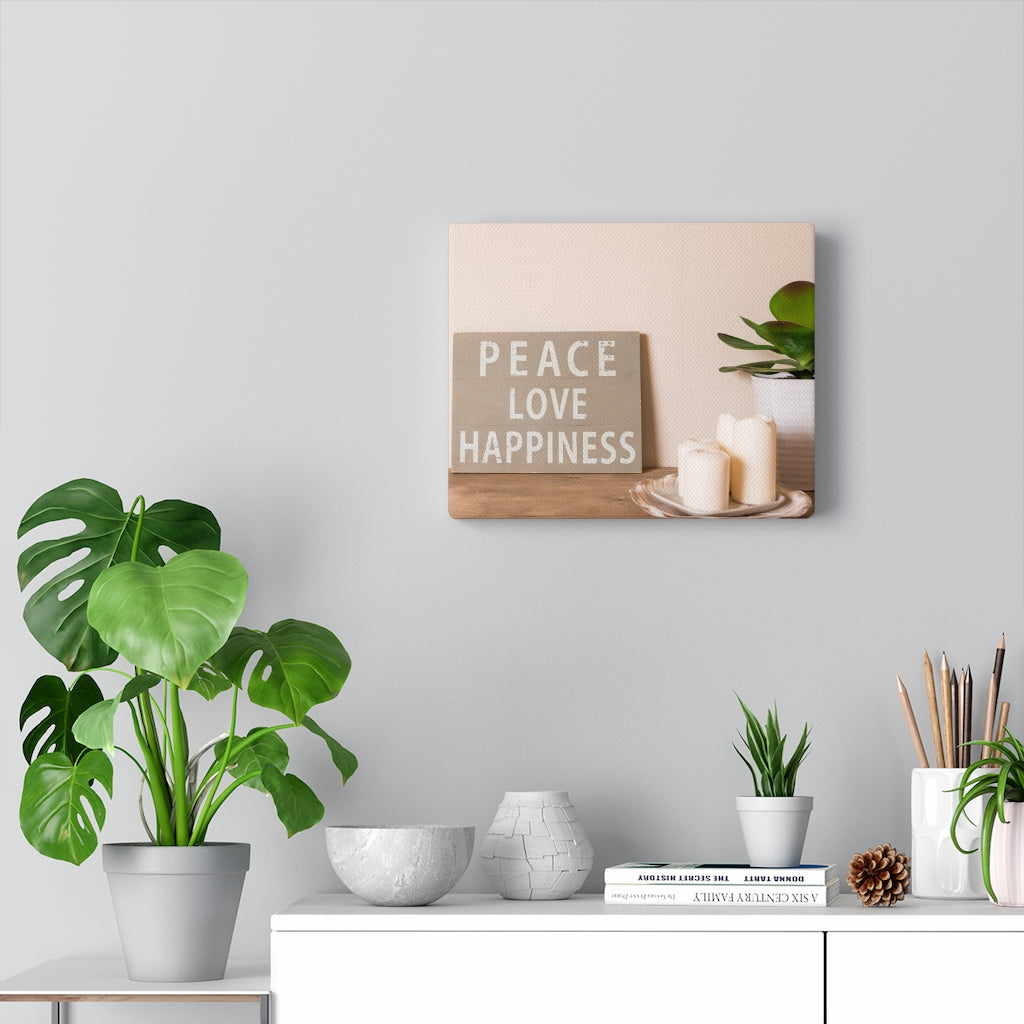 Scripture Walls Inspirational Wall Art Peace Love Happiness Motivational Print Ready to Hang Artwork Unframed-Express Your Love Gifts