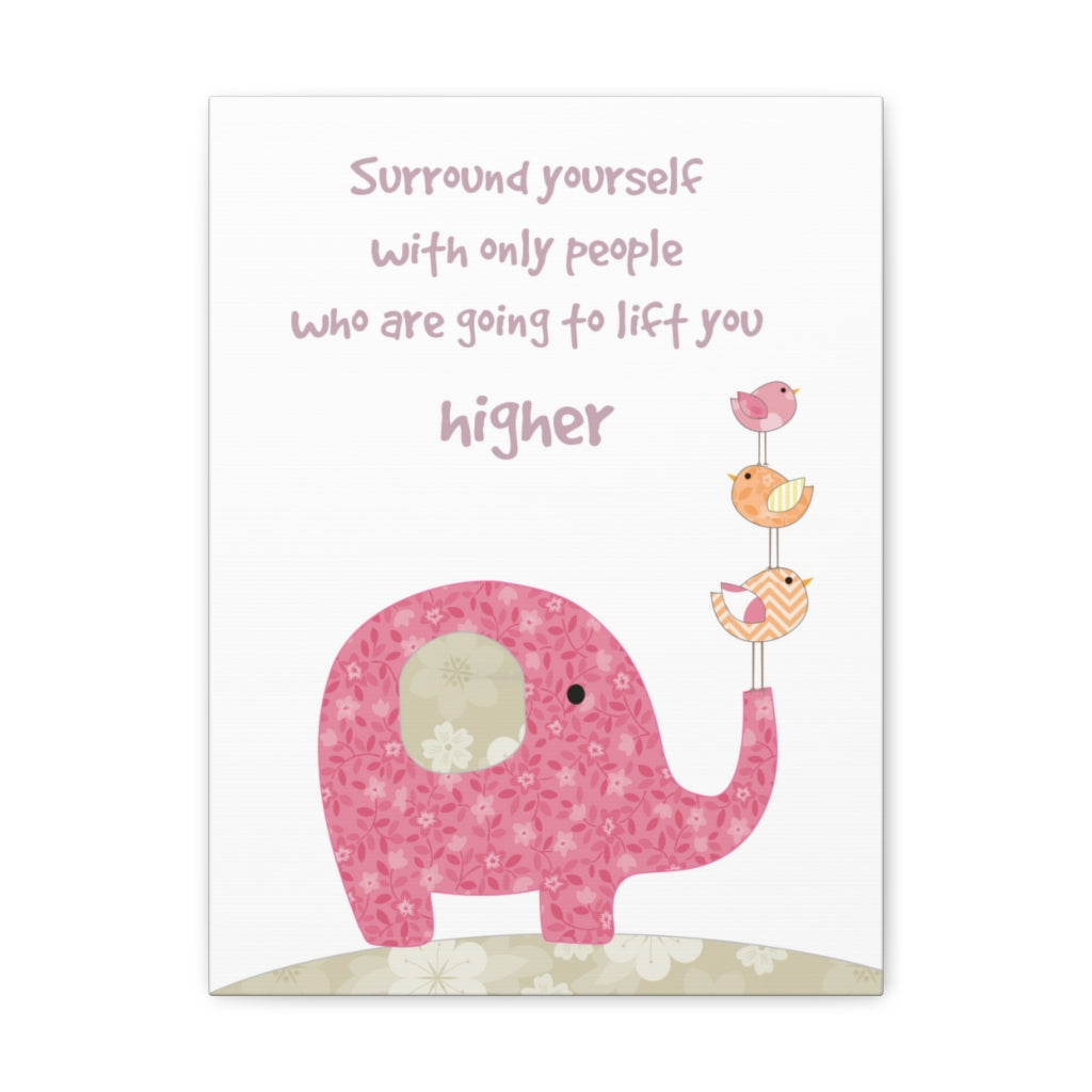 Scripture Walls Inspirational Wall Art People Lift You Higher Motivation Wall Decor for Home Office Gym Inspiring Success Quote Print Ready to Hang Unframed-Express Your Love Gifts