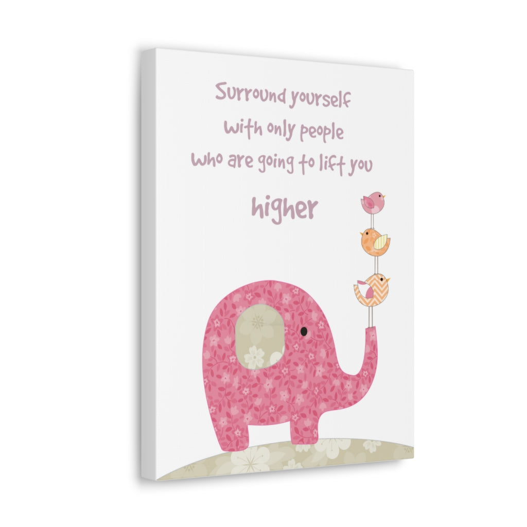 Scripture Walls Inspirational Wall Art People Lift You Higher Motivation Wall Decor for Home Office Gym Inspiring Success Quote Print Ready to Hang Unframed-Express Your Love Gifts