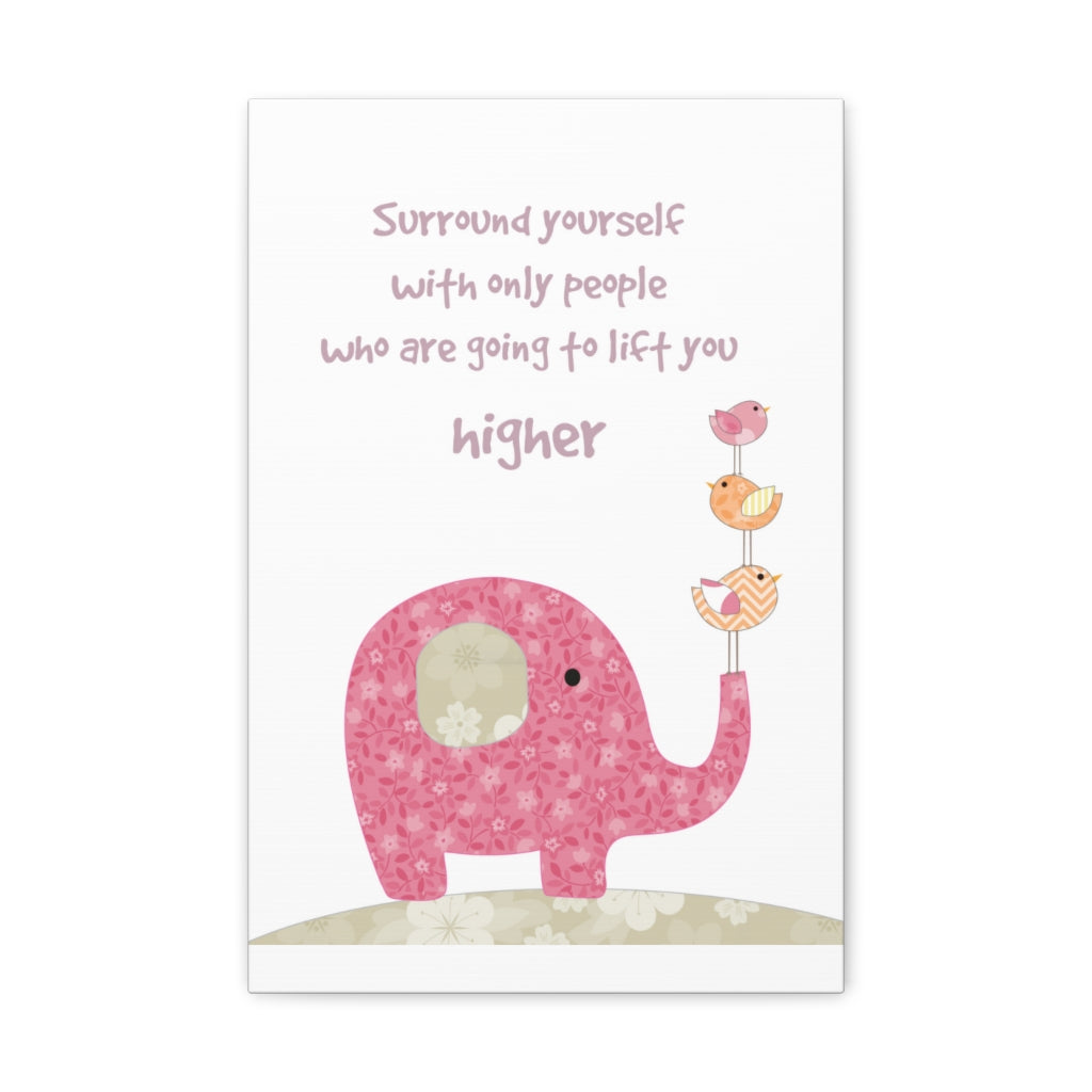 Scripture Walls Inspirational Wall Art People Lift You Higher Motivation Wall Decor for Home Office Gym Inspiring Success Quote Print Ready to Hang Unframed-Express Your Love Gifts