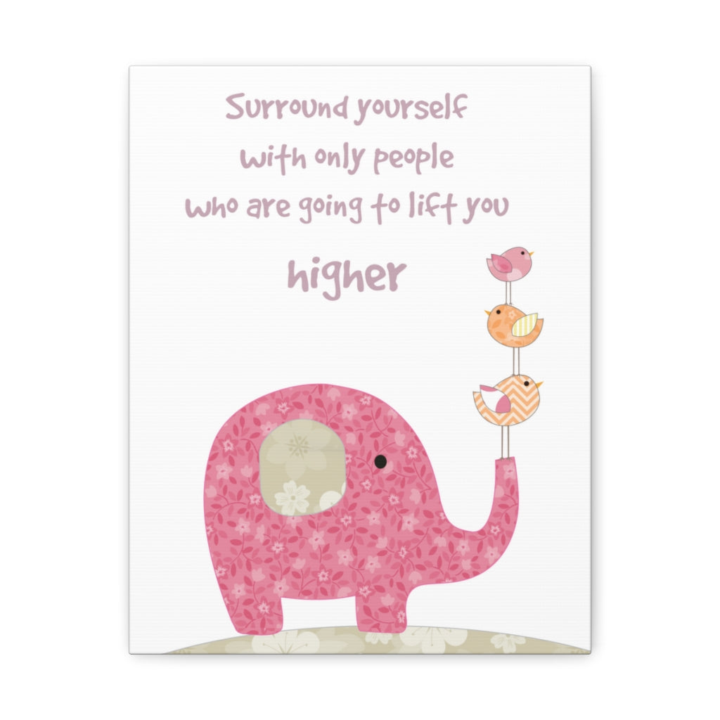 Scripture Walls Inspirational Wall Art People Lift You Higher Motivation Wall Decor for Home Office Gym Inspiring Success Quote Print Ready to Hang Unframed-Express Your Love Gifts