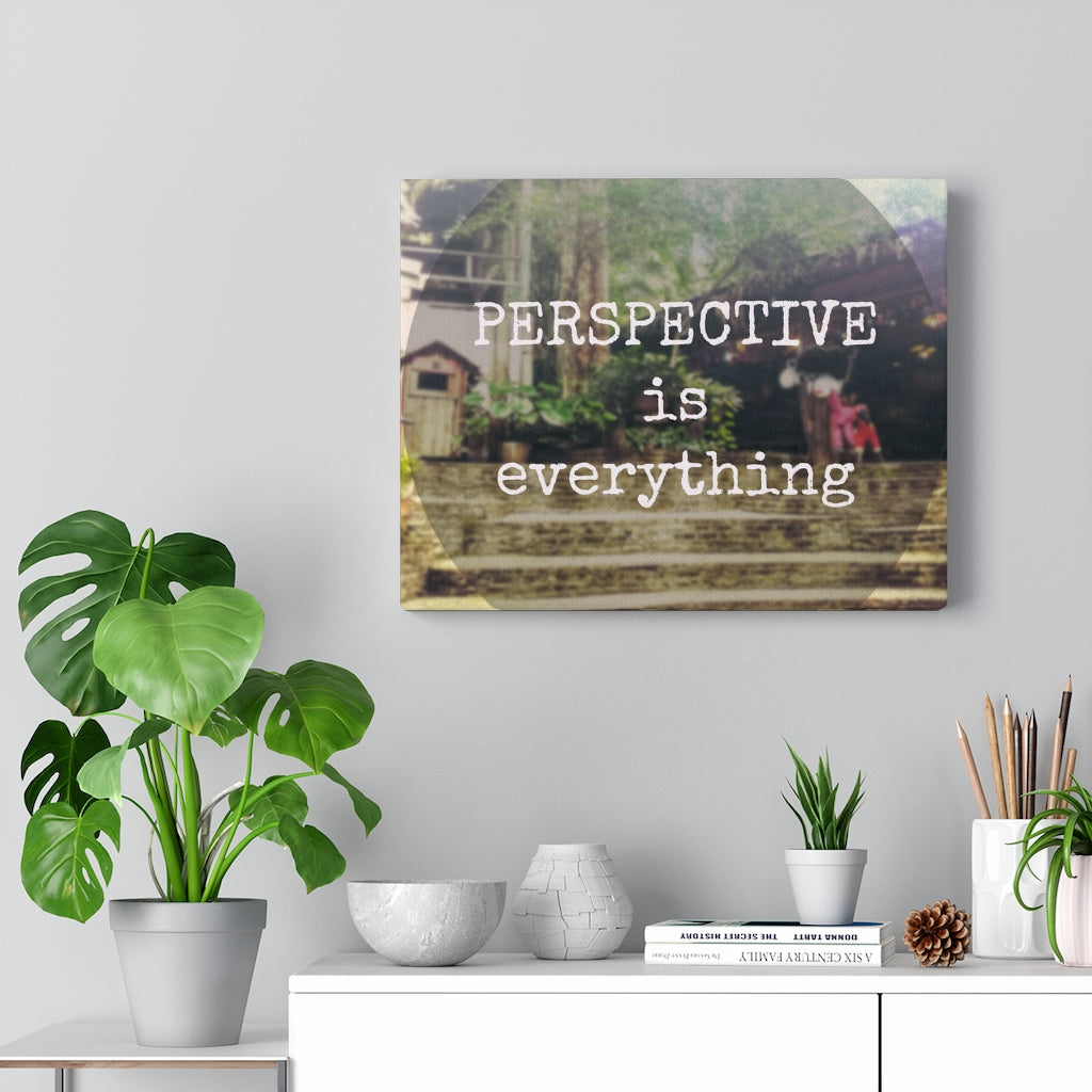 Scripture Walls Inspirational Wall Art Perspective is Everything Motivational Print Ready to Hang Artwork Unframed-Express Your Love Gifts