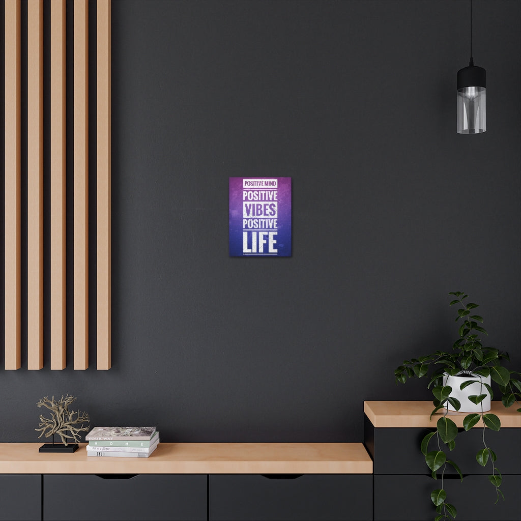 Scripture Walls Inspirational Wall Art Positive Mind Positive Life Motivation Wall Decor for Home Office Gym Inspiring Success Quote Print Ready to Hang Unframed-Express Your Love Gifts
