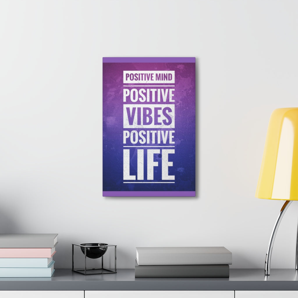 Scripture Walls Inspirational Wall Art Positive Mind Positive Life Motivation Wall Decor for Home Office Gym Inspiring Success Quote Print Ready to Hang Unframed-Express Your Love Gifts