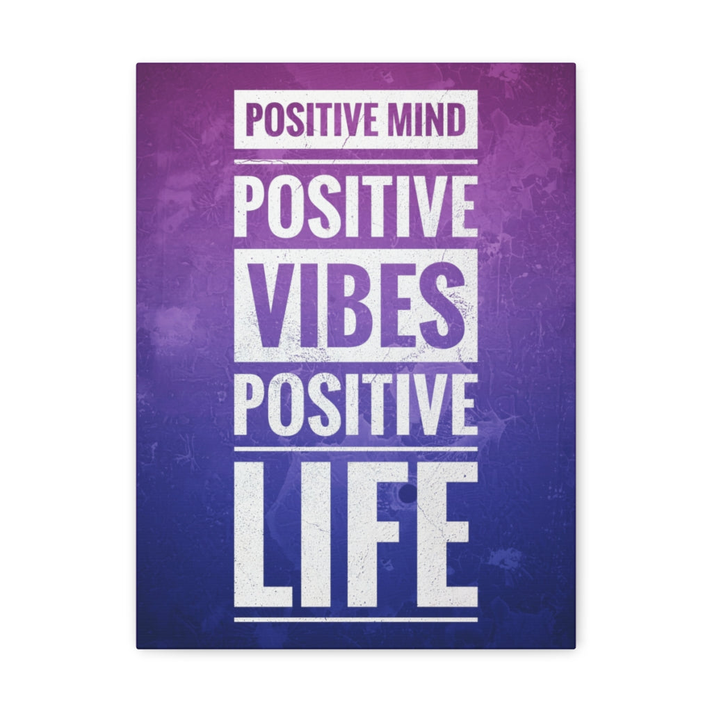 Scripture Walls Inspirational Wall Art Positive Mind Positive Life Motivation Wall Decor for Home Office Gym Inspiring Success Quote Print Ready to Hang Unframed-Express Your Love Gifts