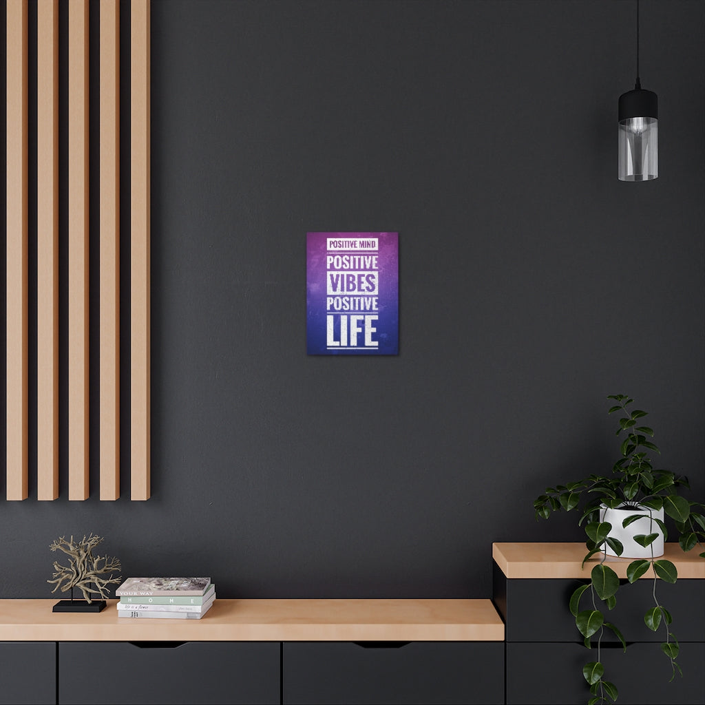 Scripture Walls Inspirational Wall Art Positive Mind Positive Life Motivation Wall Decor for Home Office Gym Inspiring Success Quote Print Ready to Hang Unframed-Express Your Love Gifts