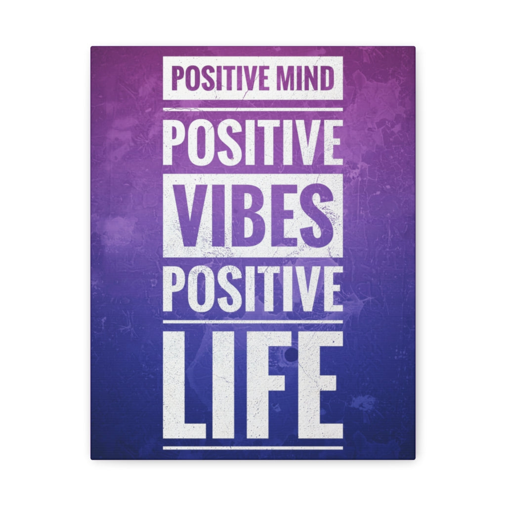 Scripture Walls Inspirational Wall Art Positive Mind Positive Life Motivation Wall Decor for Home Office Gym Inspiring Success Quote Print Ready to Hang Unframed-Express Your Love Gifts