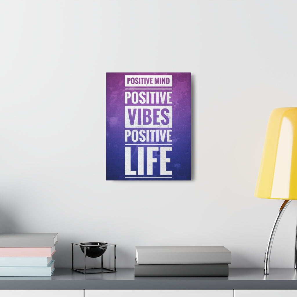 Scripture Walls Inspirational Wall Art Positive Mind Positive Life Motivation Wall Decor for Home Office Gym Inspiring Success Quote Print Ready to Hang Unframed-Express Your Love Gifts