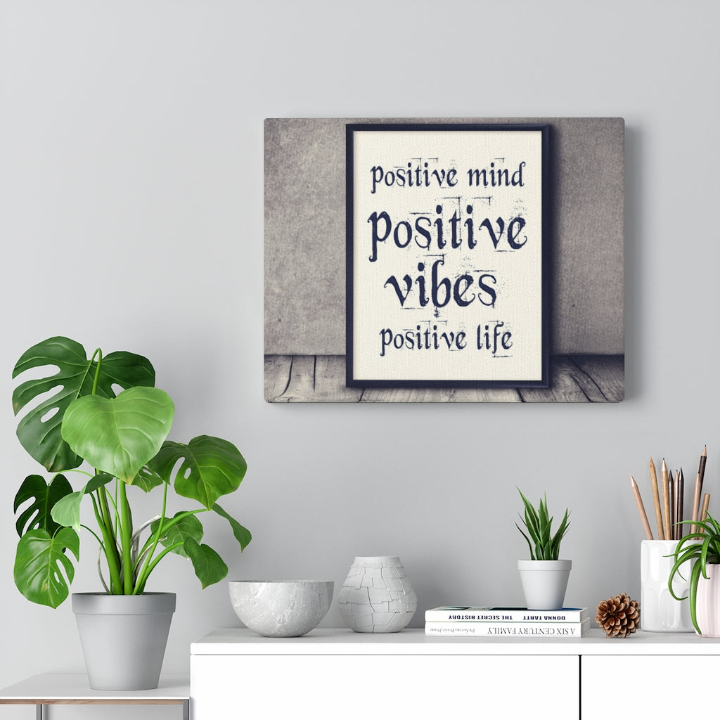 Scripture Walls Inspirational Wall Art Positive Mind Positive Vibes Motivational Print Ready to Hang Artwork Unframed-Express Your Love Gifts