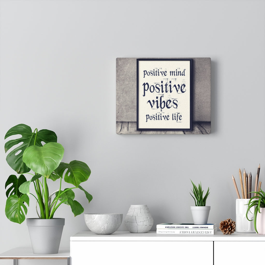 Scripture Walls Inspirational Wall Art Positive Mind Positive Vibes Motivational Print Ready to Hang Artwork Unframed-Express Your Love Gifts