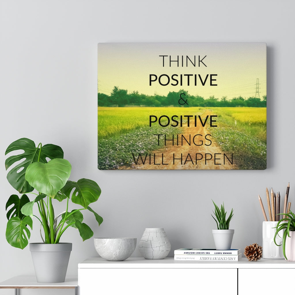 Scripture Walls Inspirational Wall Art Positive Things Will Happen Motivational Print Ready to Hang Artwork Unframed-Express Your Love Gifts