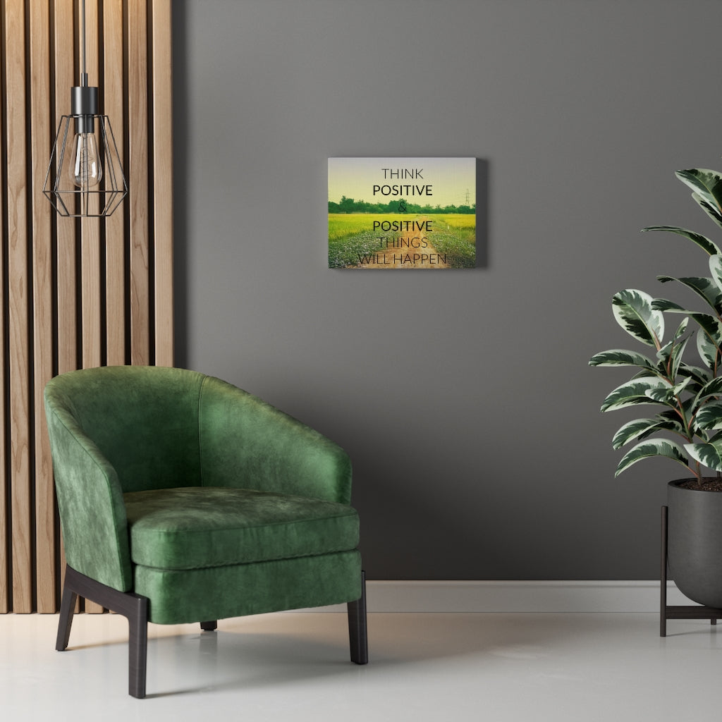 Scripture Walls Inspirational Wall Art Positive Things Will Happen Motivational Print Ready to Hang Artwork Unframed-Express Your Love Gifts