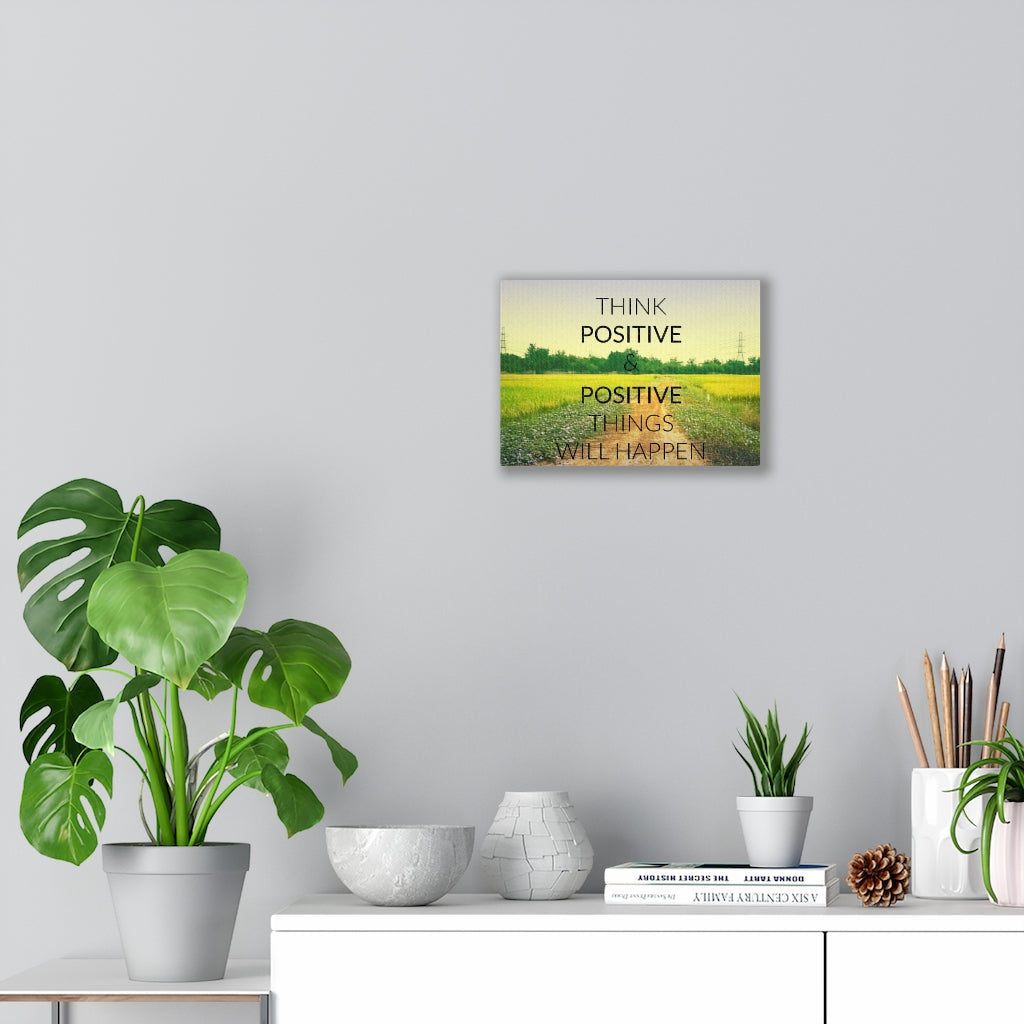 Scripture Walls Inspirational Wall Art Positive Things Will Happen Motivational Print Ready to Hang Artwork Unframed-Express Your Love Gifts