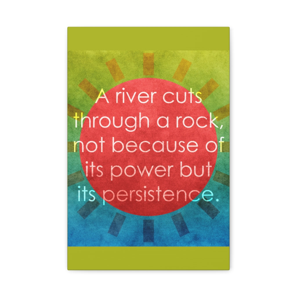Scripture Walls Inspirational Wall Art Power Of Persistence Motivation Wall Decor for Home Office Gym Inspiring Success Quote Print Ready to Hang Unframed-Express Your Love Gifts