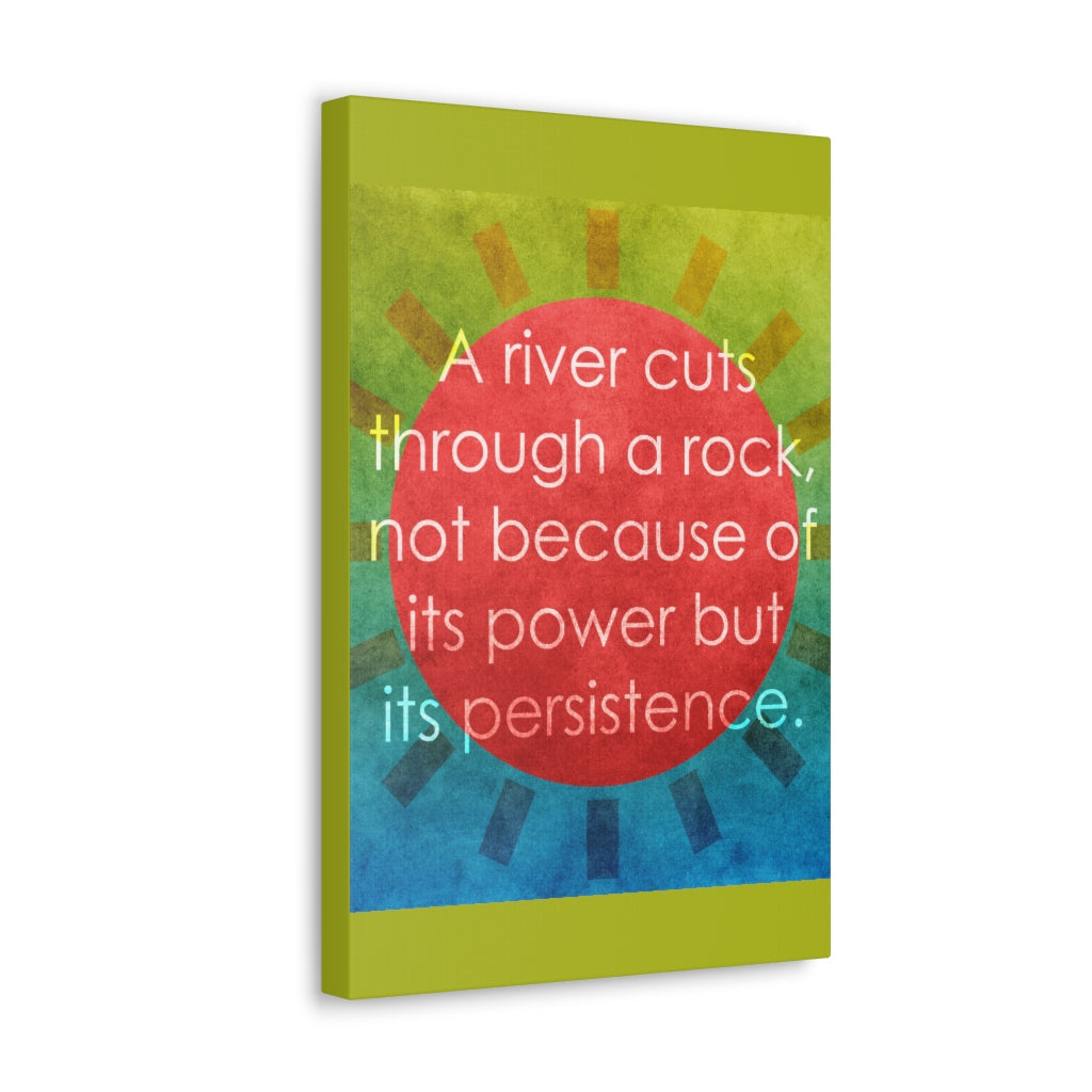 Scripture Walls Inspirational Wall Art Power Of Persistence Motivation Wall Decor for Home Office Gym Inspiring Success Quote Print Ready to Hang Unframed-Express Your Love Gifts