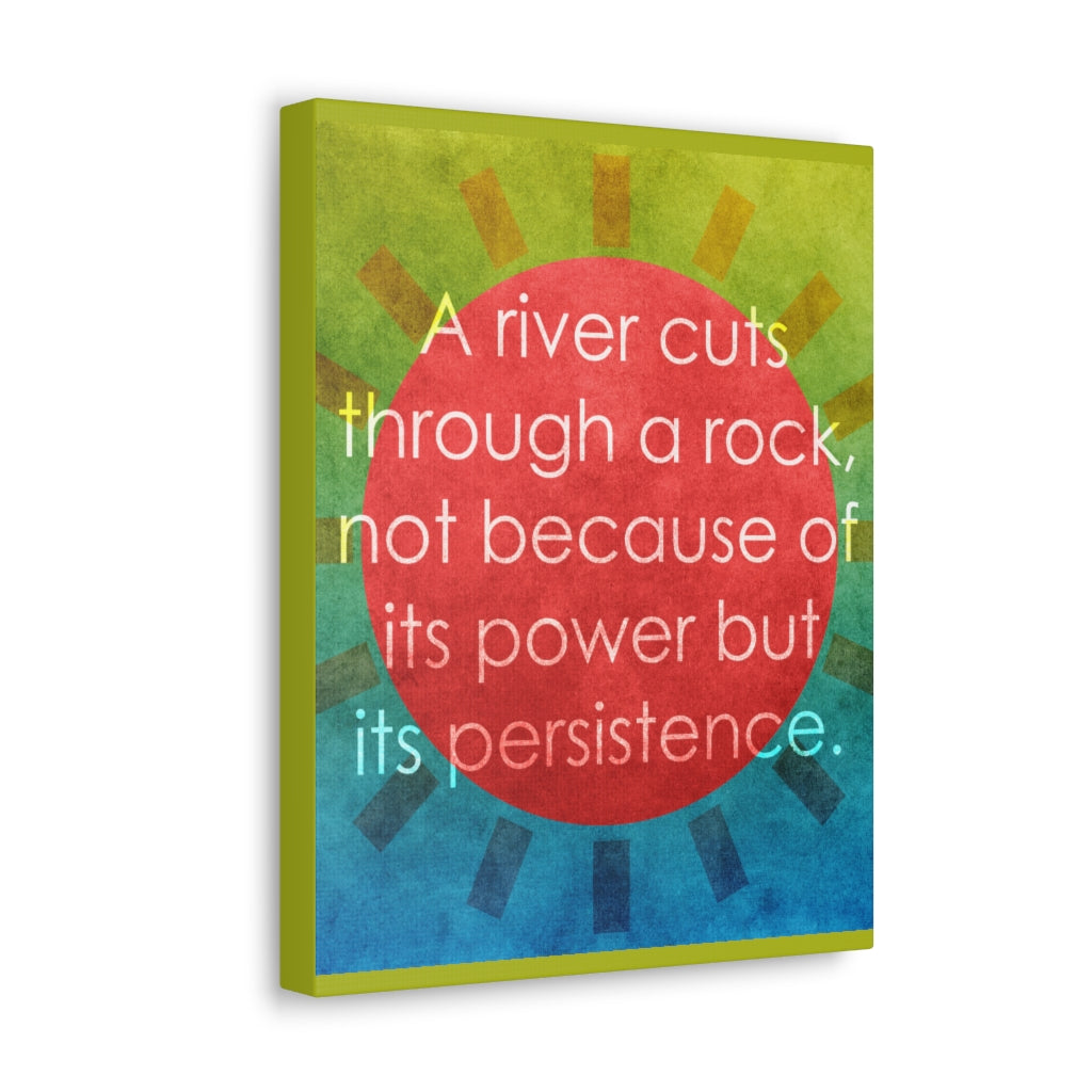 Scripture Walls Inspirational Wall Art Power Of Persistence Motivation Wall Decor for Home Office Gym Inspiring Success Quote Print Ready to Hang Unframed-Express Your Love Gifts