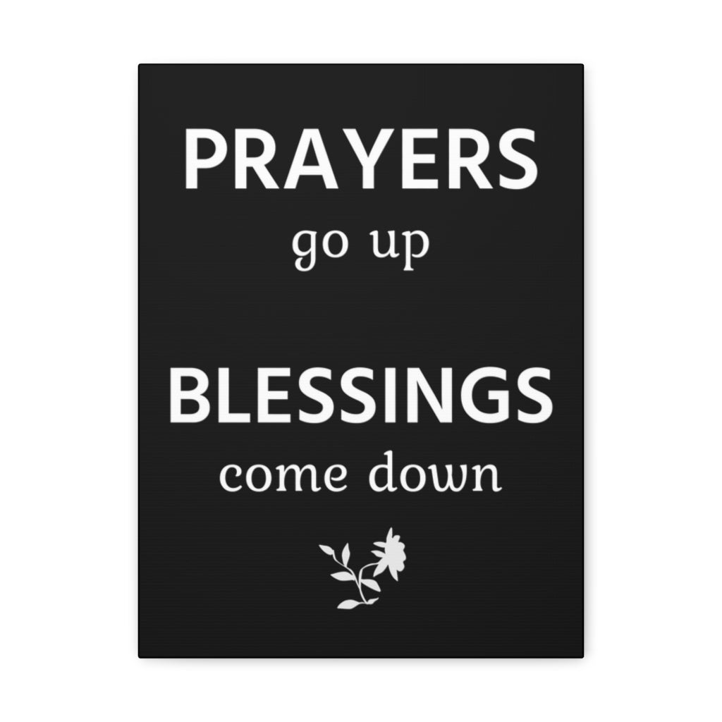 Scripture Walls Inspirational Wall Art Prayers Go Up Motivation Wall Decor for Home Office Gym Inspiring Success Quote Print Ready to Hang Unframed-Express Your Love Gifts