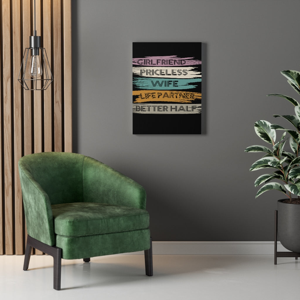 Scripture Walls Inspirational Wall Art Priceless Wife Life Partner Wall Art Motivation Wall Decor for Home Office Gym Inspiring Success Quote Print Ready to Hang Unframed-Express Your Love Gifts