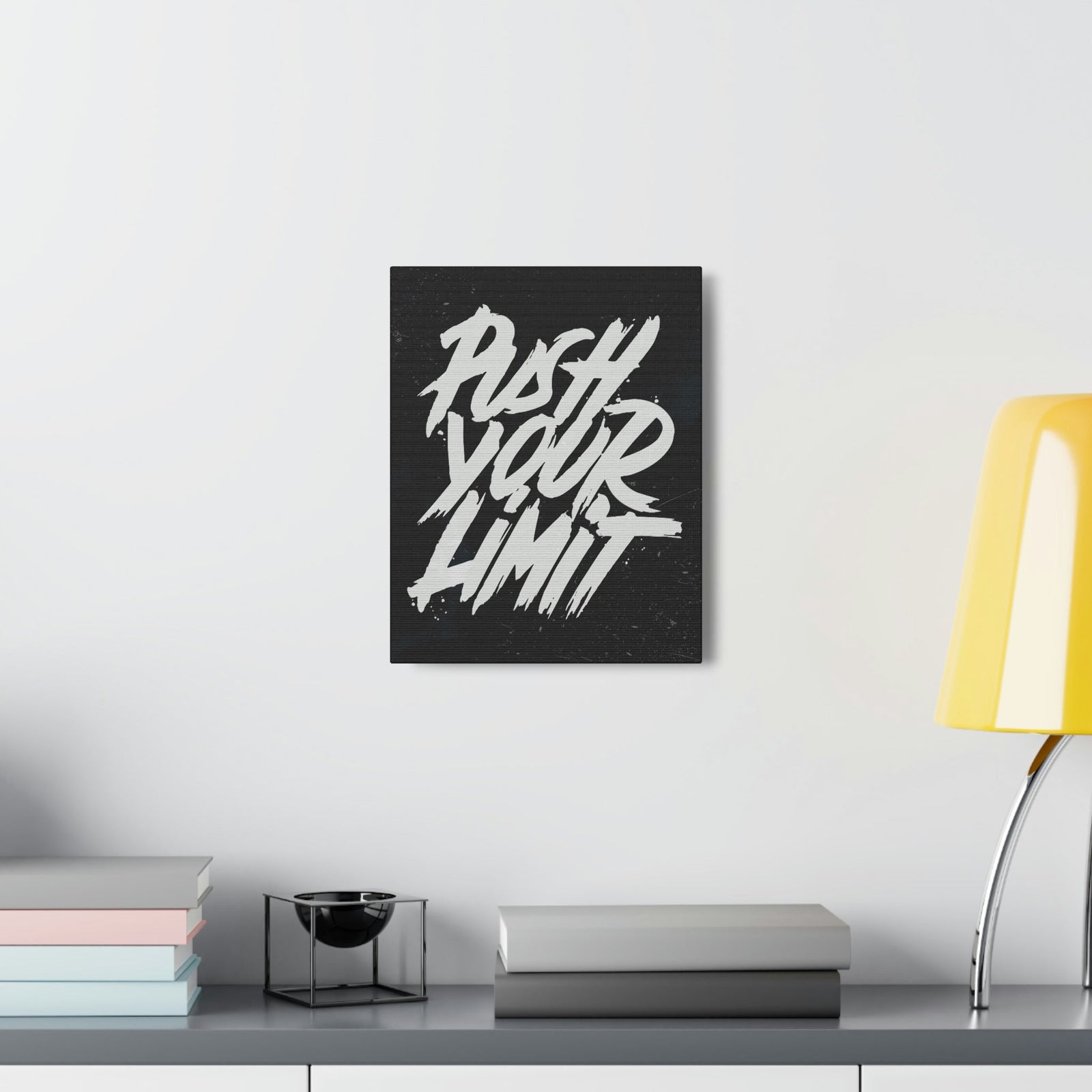 Scripture Walls Inspirational Wall Art Push Your Limit Motivation Wall Decor for Home Office Gym Inspiring Success Quote Print Ready to Hang Unframed-Express Your Love Gifts