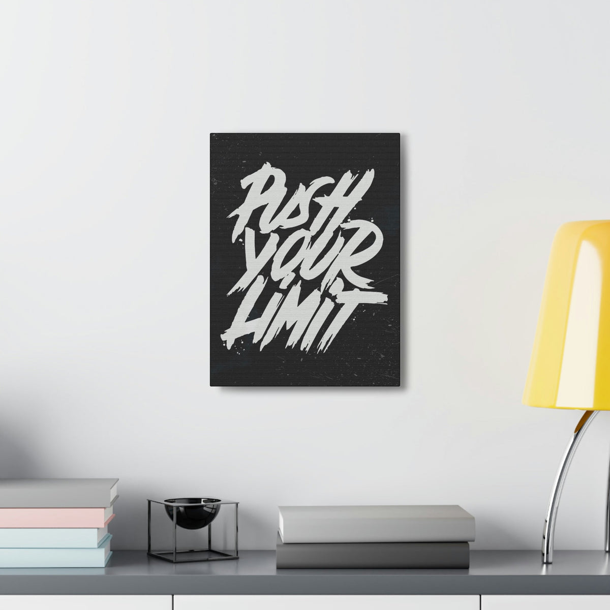 Scripture Walls Inspirational Wall Art Push Your Limit Motivation Wall Decor for Home Office Gym Inspiring Success Quote Print Ready to Hang Unframed-Express Your Love Gifts