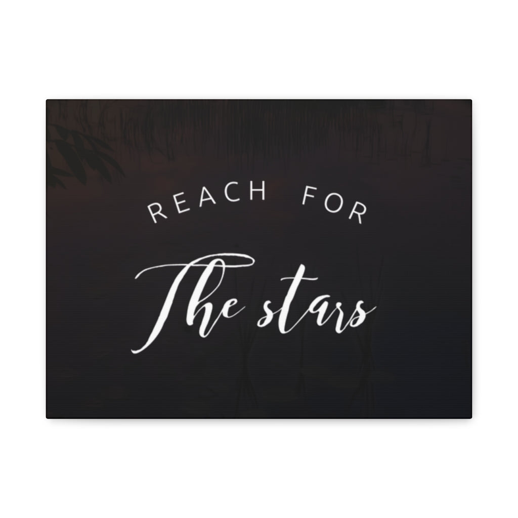 Scripture Walls Inspirational Wall Art Reach For The Stars Motivation Wall Decor for Home Office Gym Inspiring Success Quote Print Ready to Hang Unframed-Express Your Love Gifts