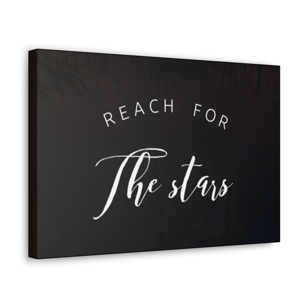 Scripture Walls Inspirational Wall Art Reach For The Stars Motivation Wall Decor for Home Office Gym Inspiring Success Quote Print Ready to Hang Unframed-Express Your Love Gifts